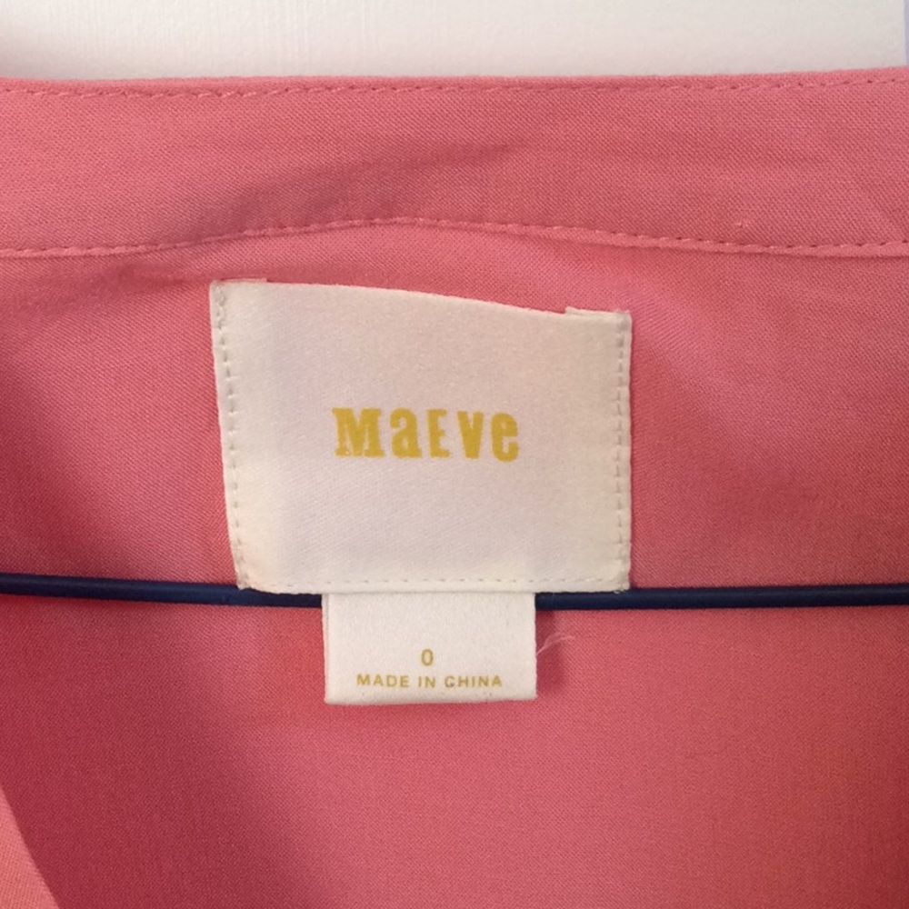 Anthropologie Maeve Laiken Henley Blouse s… - Picture 6 of 8